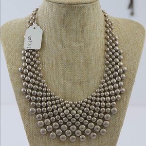 Theia Gold Tone Statement Necklace